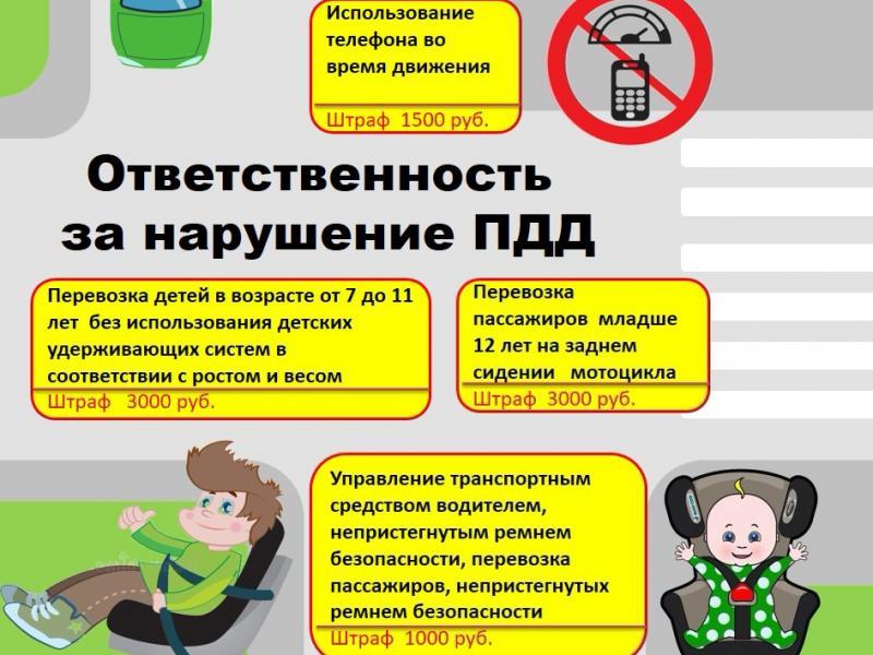 Памятки по профилактики ДТП